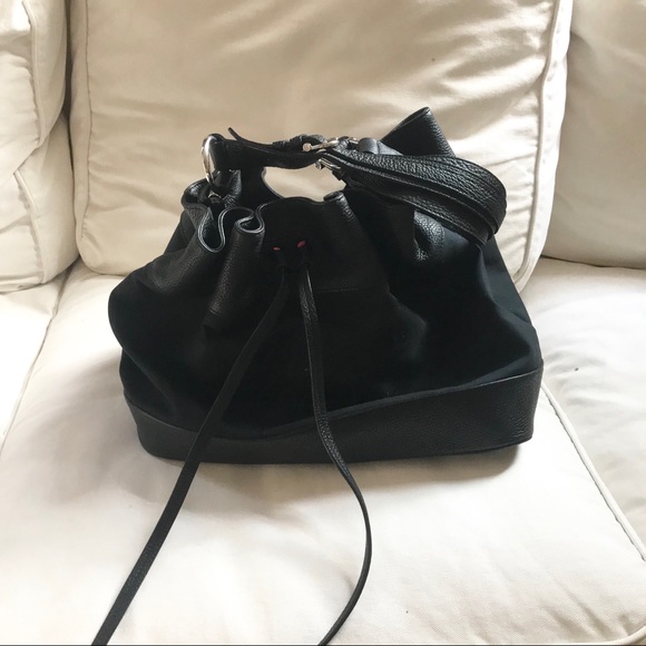 Authenticated Burberry black leather bag - Picture 4 of 11